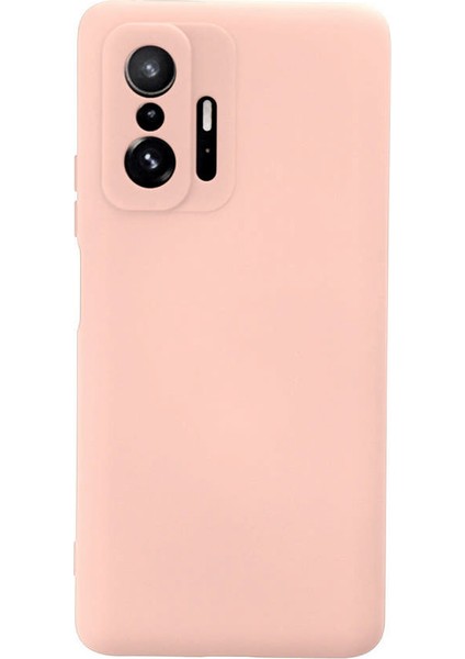 Xiaomi Mi 11T Kılıf Nano Içi Kadife Silikon - Pudra 300099