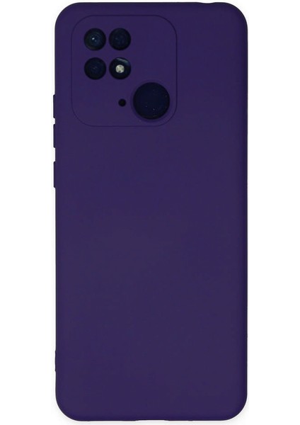 Xiaomi Poco C40 Kılıf Nano Içi Kadife Silikon - Mor 300099