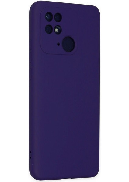 Xiaomi Poco C40 Kılıf Nano Içi Kadife Silikon - Mor 300099