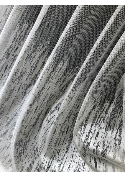 Taç Alev Desen 1/2 Seyrek Pile Tül Perde Tek Kanat - Ekru 100 x 260 cm fırsatları