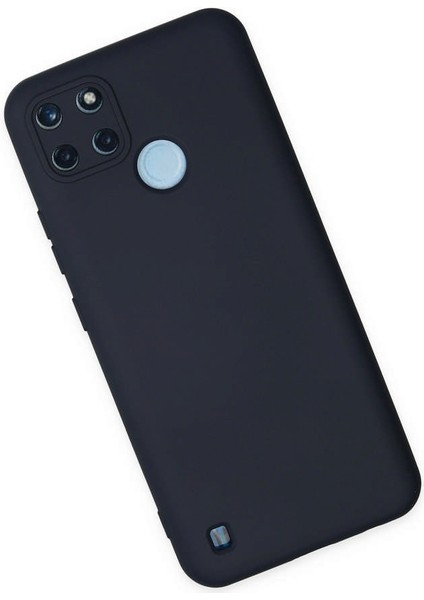 Realme C25Y Kılıf Nano Içi Kadife Silikon - Lacivert 300099 fiyatları