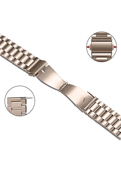 Huawei Watch Gt 3 Elegant – Active 42MM Uyumlu 20MM Ironweft Döküm Çelik Metal Kordon indirimleri