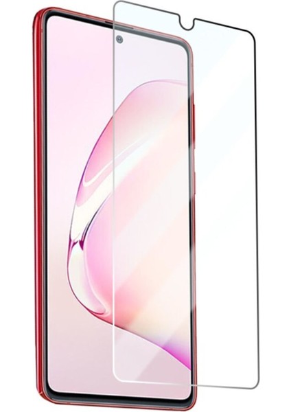 Samsung Galaxy A12 - M12 Ekran Koruyucu Kısa Temperli 9h Sert Kırılmaz Cam Koruma Şeffaf Maxi