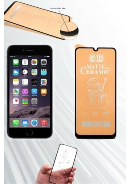 Iphone 6 / 6s / 7 / 8 / Se 2020 Nano Mat Seramik(Ceramic) Siyah Ekran Koruyucu