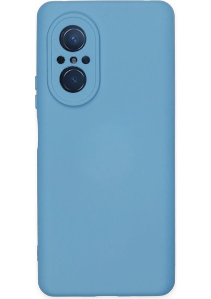 Huawei Nova 9 Se Kılıf Nano Içi Kadife Silikon - Mavi 300099