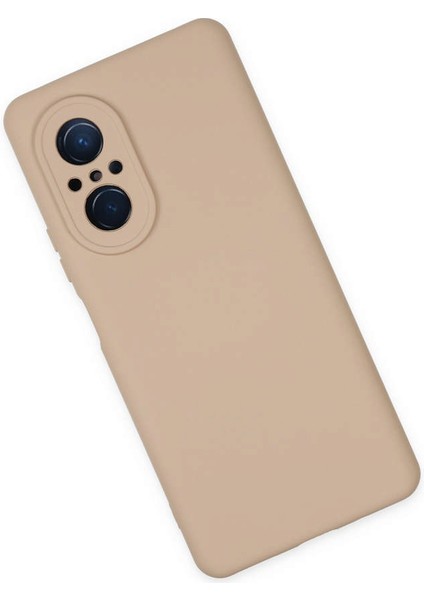 Huawei Nova 9 Se Kılıf Nano Içi Kadife Silikon - Pudra 300099