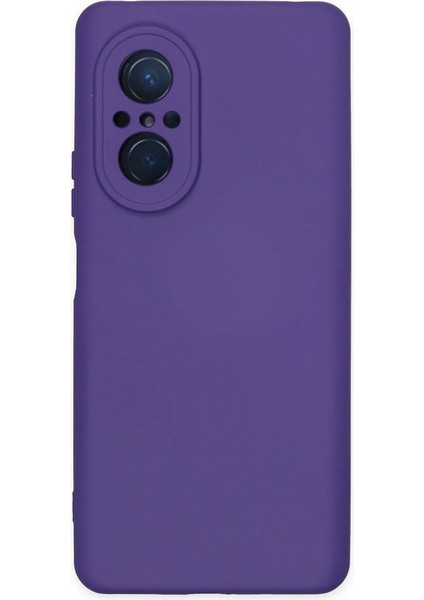 Huawei Nova 9 Se Kılıf Nano Içi Kadife Silikon - Mor 300099