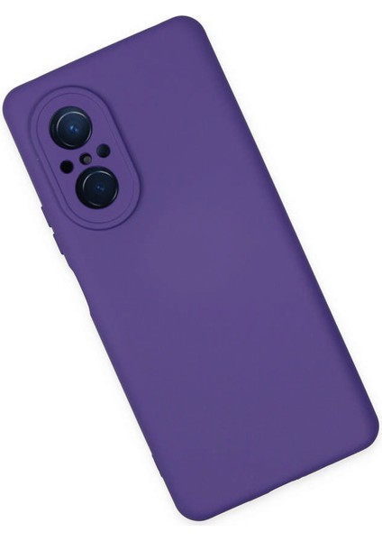 Huawei Nova 9 Se Kılıf Nano Içi Kadife Silikon - Mor 300099