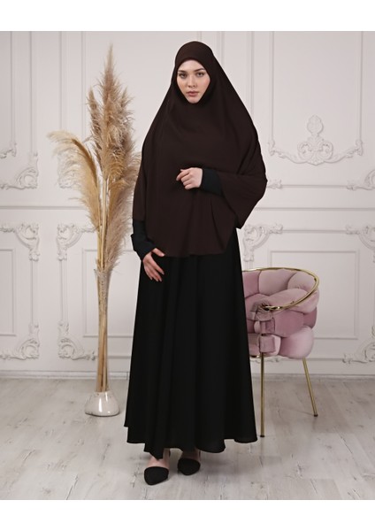 Oval Bağlamalı Sufle Pratik Eşarp