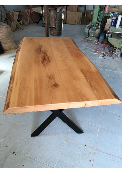 Kayın Ağacı Kütük Masa 150X90.CM