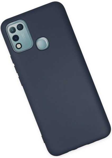 Infinix Hot 11 Play Kılıf Nano Içi Kadife Silikon - Lacivert 300099