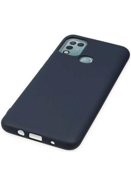 Infinix Hot 11 Play Kılıf Nano Içi Kadife Silikon - Lacivert 300099