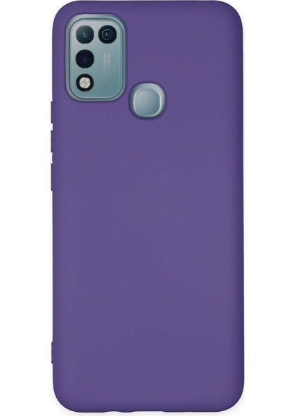 Infinix Hot 10 Play Kılıf Nano Içi Kadife Silikon - Mor 300099