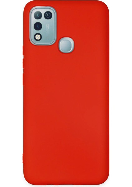 Infinix Hot 10 Play Kılıf Nano Içi Kadife Silikon - Kırmızı 300099