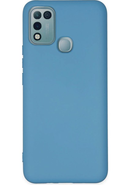 Infinix Hot 11 Play Kılıf Nano Içi Kadife Silikon - Mavi 300099