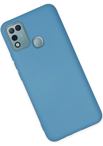 Infinix Hot 11 Play Kılıf Nano Içi Kadife Silikon - Mavi 300099