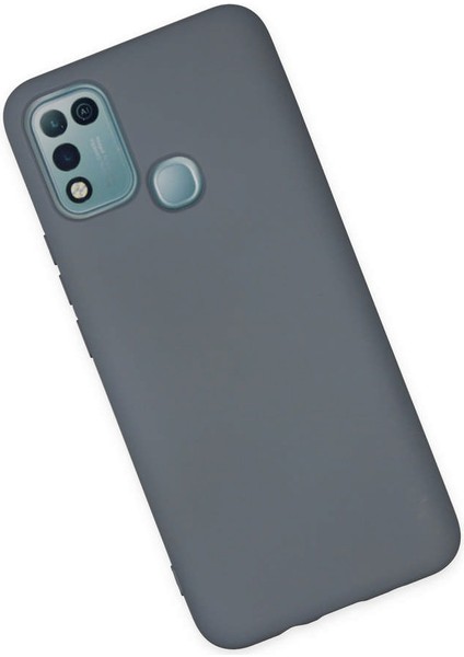 Infinix Hot 11 Play Kılıf Nano Içi Kadife Silikon - Gri 300099