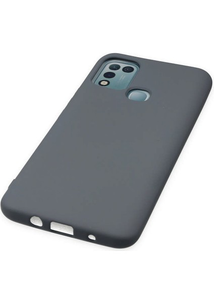 Infinix Hot 11 Play Kılıf Nano Içi Kadife Silikon - Gri 300099