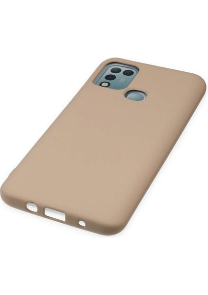 Infinix Hot 11 Play Kılıf Nano Içi Kadife Silikon - Pudra 300099