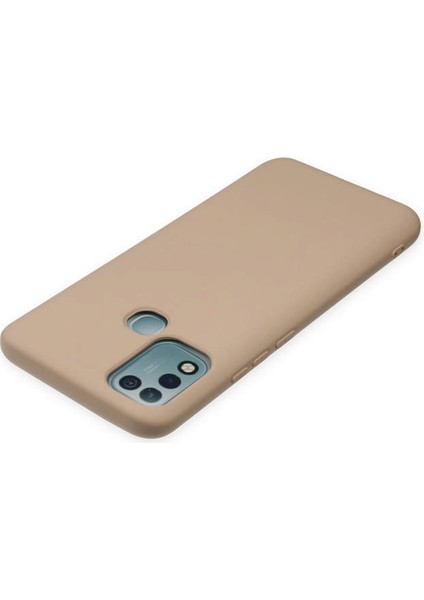 Infinix Hot 11 Play Kılıf Nano Içi Kadife Silikon - Pudra 300099