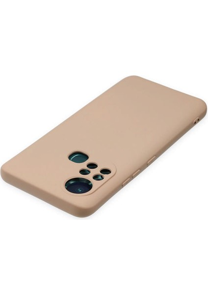 Infinix Hot 11S Kılıf Nano Içi Kadife Silikon - Pudra 300099