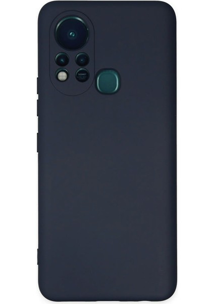 Infinix Hot 11S Kılıf Nano Içi Kadife Silikon - Lacivert 300099