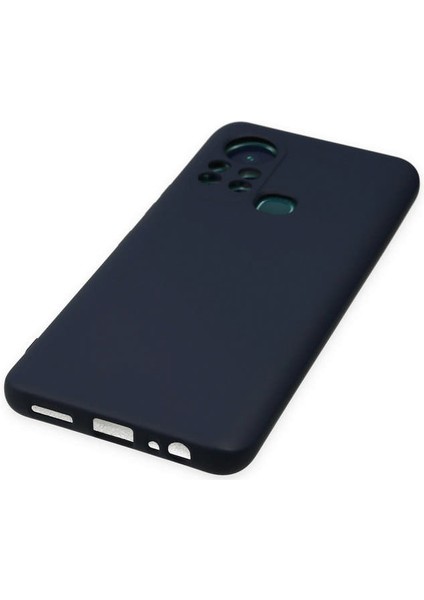 Infinix Hot 11S Kılıf Nano Içi Kadife Silikon - Lacivert 300099