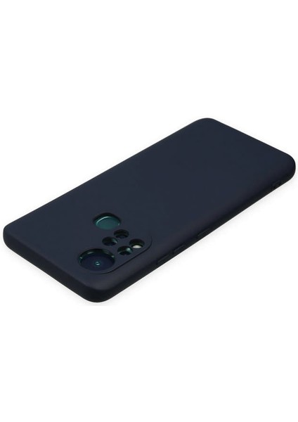Infinix Hot 11S Kılıf Nano Içi Kadife Silikon - Lacivert 300099