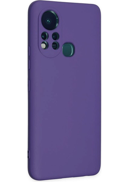 Infinix Hot 11S Kılıf Nano Içi Kadife Silikon - Mor 300099