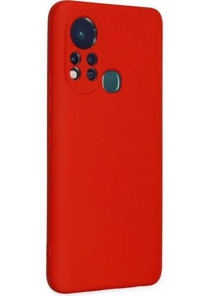 Infinix Hot 11S Kılıf Nano Içi Kadife Silikon - Kırmızı 300099