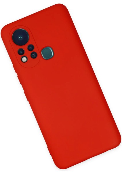 Infinix Hot 11S Kılıf Nano Içi Kadife Silikon - Kırmızı 300099