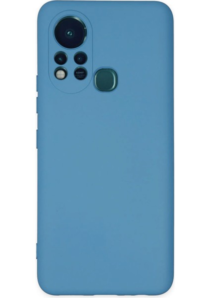 Infinix Hot 11S Kılıf Nano Içi Kadife Silikon - Mavi 300099