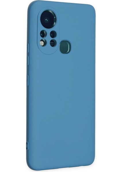 Infinix Hot 11S Kılıf Nano Içi Kadife Silikon - Mavi 300099