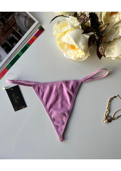 Lenora Kadın Fitilli %97 Pamuklu Günlük Kullanım Kaliteli String