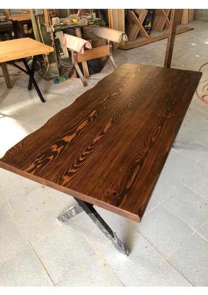 Kütük Masa Ceviz Rengi 120X70.CM