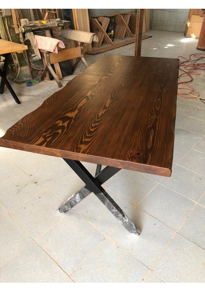 Kütük Masa Ceviz Rengi 120X70.CM