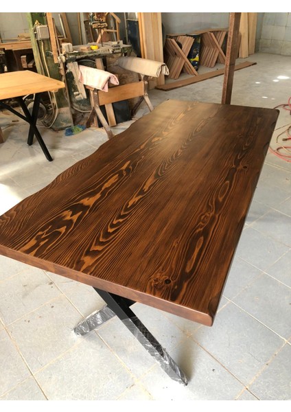 Kütük Masa Ceviz Rengi 120X70.CM