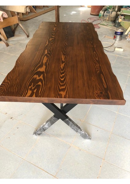 Kütük Masa Ceviz Rengi 130X75.CM