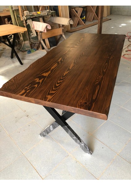 Kütük Masa Ceviz Rengi 130X75.CM