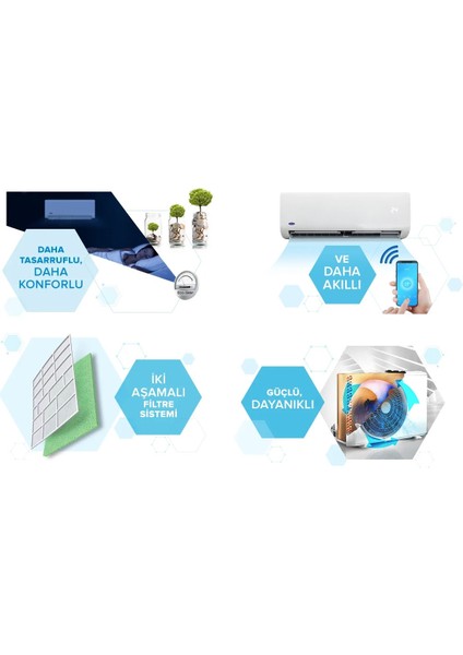 A++ Klima 18000 BTU Inverter Duvar Tipi Klima