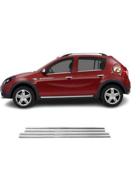 Dacia Sandero Avantajlı Krom Set 2007-2012 Arası -4ürün- Paslanmaz Çelik fiyatları