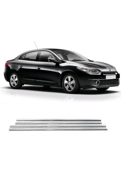 Renault Fluence Avantajlı Krom Set 2010 ve Sonrası -4ürün- Paslanmaz Çelik