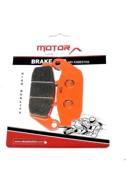 Rks Rn 180 Motosiklet Ön Fren Disk Balatası | Turuncu