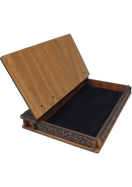 Ceviz Rengi Mdf Ahşap Hesap Sümeni Hesap Kutusu 20x13,3 cm 1 Adet