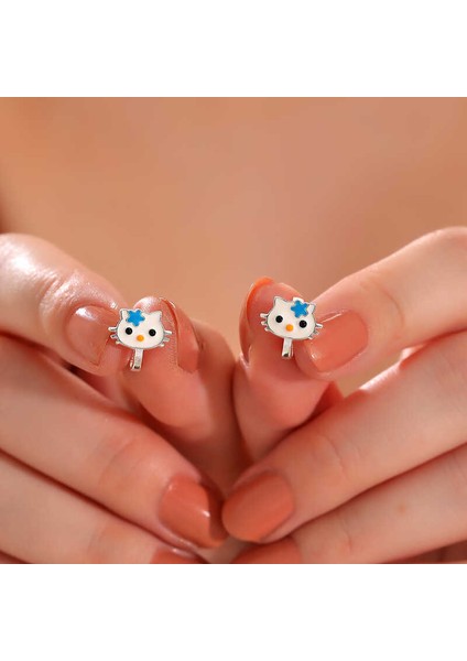 Gümüş Panda Çocuk Küpesi fiyatları