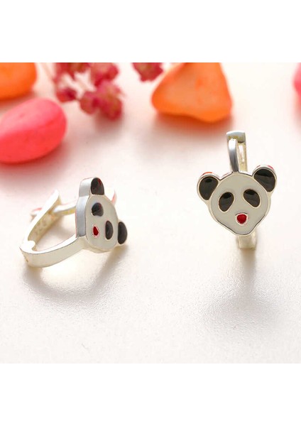 Gümüş Panda Çocuk Küpesi modelleri