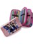 Kalem Kutusu Black Pink Blink Organizer Kalemkutu Vegan Deri Üç Bölmeli Kalemlik 3