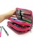 Kalem Kutusu Black Pink Blink Organizer Kalemkutu Vegan Deri Üç Bölmeli Kalemlik 4