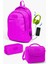 Kids Pembe Usb'li 3’lü Okul Çanta Seti SET0124310 1