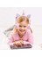 Pazarız Kablosuz Sevimli Unicorn Peluş Tüylü Kız Çocuk Kulaklığı Wirelles Headphone 3